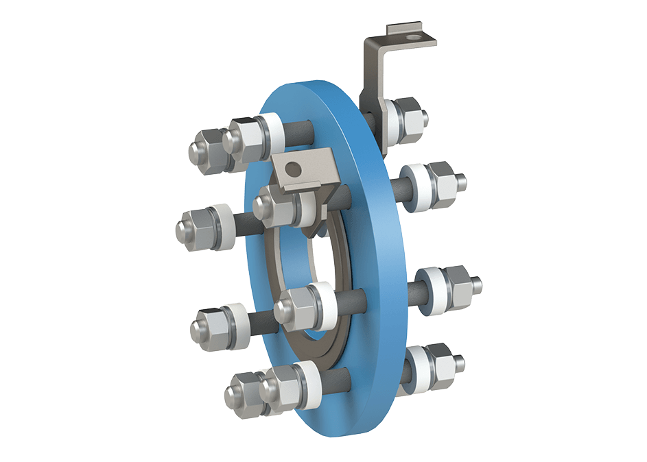 Isolierflansch 360 Grad Ansicht