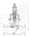 Schnittzeichnung des Sicherheitsabsperrventil (SAV) – Typ 53 N/H